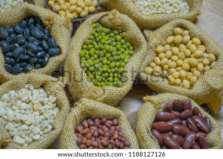 Type of beans in a sack