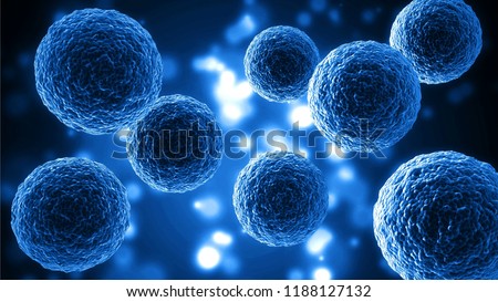 Human Cell Molecule Royalty-Free Stock Photo #1188127132