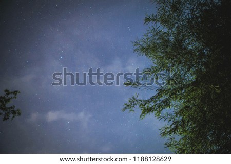 Night sky And beautiful background stars