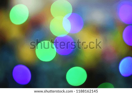 Abstract color bokeh light, defocused background.