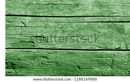 Old wooden wall in green tone. Abstract background and texture for design.