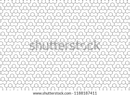 Seamless background for your designs. Modern vector ornament. Geometric abstract black and white pattern