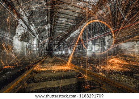 Abandoned Subway Tunnel Sparks