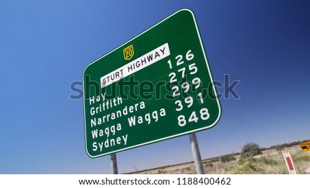 Australian Road Signs and Outback Highway Signage.