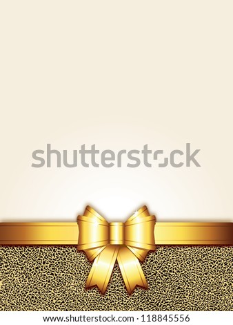 golden bow background (also available jpg version)