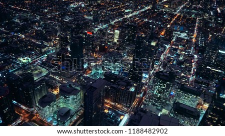 Cityscape high view