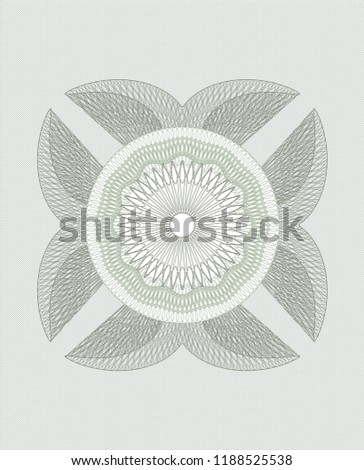 Green abstract rosette
