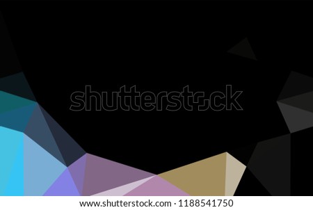 Light Multicolor, Rainbow vector blurry hexagon texture. Glitter abstract illustration with an elegant design. A completely new design for your business.