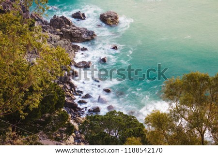 Seascape in Copanello, Calabria, Italy