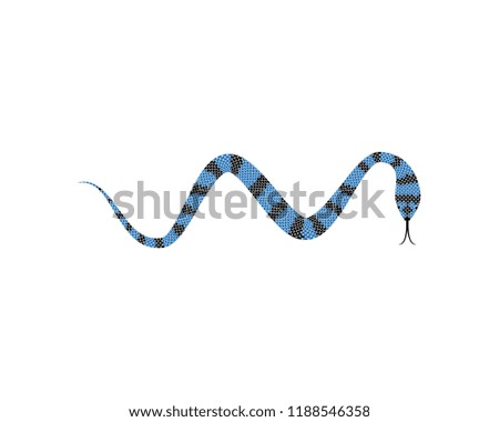 Snake symbol illustration