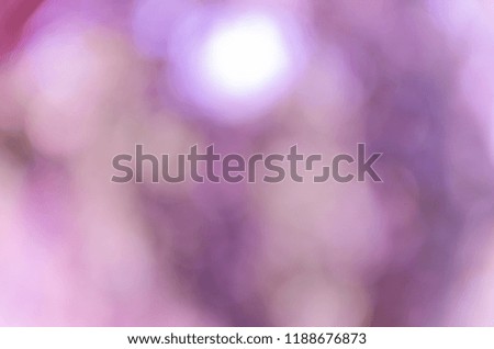 Purple bokeh background from nature under tree shade
