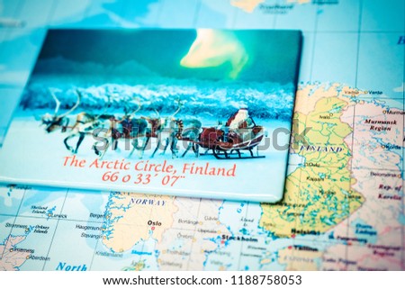 Finland on the map of Europe