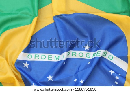 Detail of brazilian flag