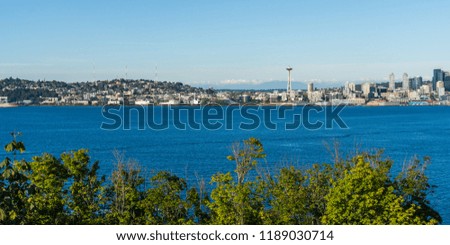 A view of Queen Anne Hill in Seattle, Washington.