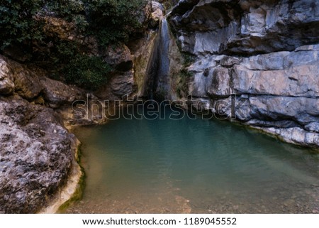 Pond between Rocks in Provence France
