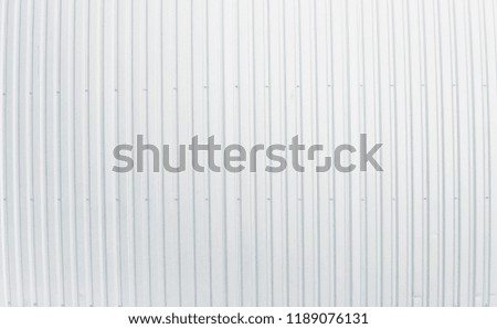 Metal white sheet for industrial building and construction. Roof sheet metal or corrugated roofs of factory building or warehouse.