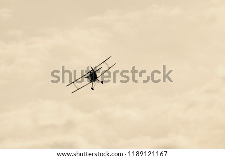 A photo of a fighter plane from the period of the Great War