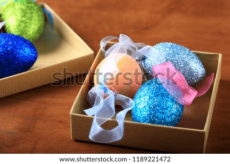 Multi Colored Easter Eggs