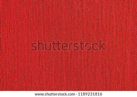 Background texture created on red weave cloth material - suitable for photographic editing texture