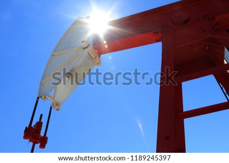 red white and blue in the oil field