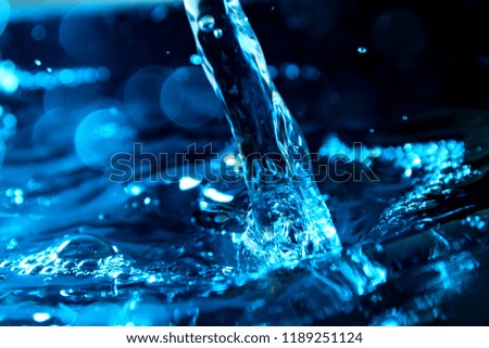 Water background / Water is a transparent, tasteless, odorless, and nearly colorless chemical substance