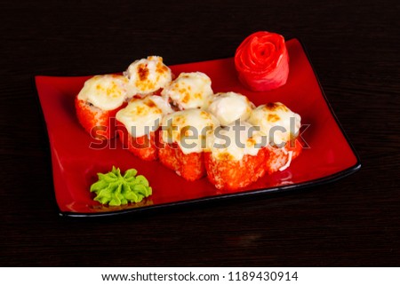 Japanese hot tasty baked roll