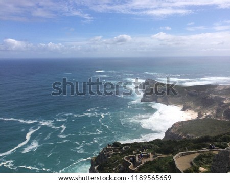 Cape of Good Hope/ Sea coastline/South Africa 