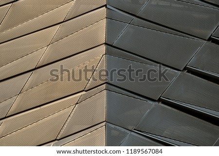 A modern architecture pattern with triangle shape. 