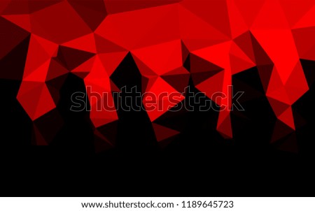 Light Red vector abstract mosaic backdrop. Shining colored illustration in a Brand new style. The completely new template can be used for your brand book.