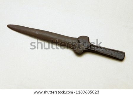 The bronze knife. Scythian period