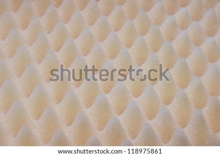 Foam acoustic surface background