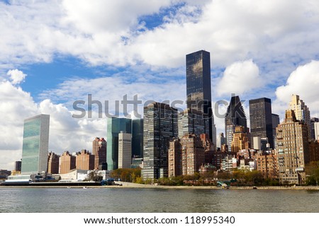 Manhattan midtown buildings, New York City