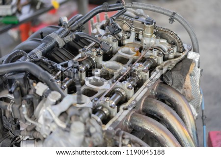 Spare part engine automatic car 