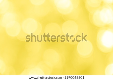 Yellow bokeh abstract texture background