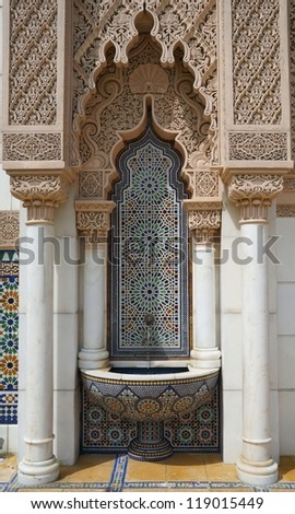 Moroccan architecture details
