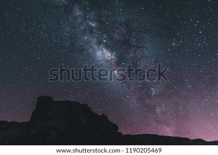 Milkyway and astrophotography in Tenerife, Spain