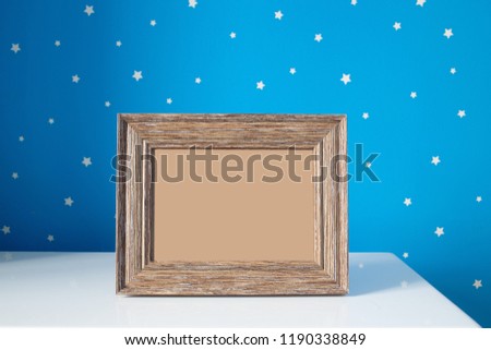 photo frame in the kids bedroom