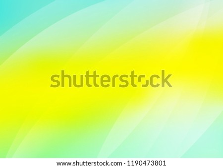 Light Green, Yellow vector texture with colored lines. Lines on blurred abstract background with gradient. The pattern can be used as ads, poster, banner for commercial.