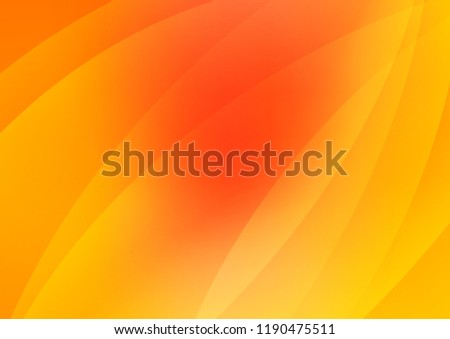 Light Yellow, Orange vector texture with colored lines. Shining colored illustration with narrow lines. The pattern can be used as ads, poster, banner for commercial.