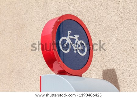 City Bike Icon Side Angle