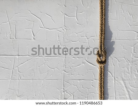 sea rope on a white background