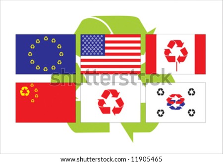 recycle flags