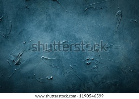 abstract blue textured background. distressed scratched chalkboard surface. copyspace concept