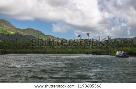 Indian River boat tour in Dominica, February 2018