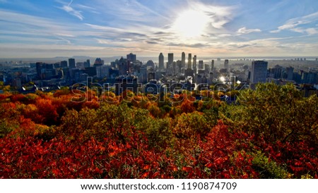 Autumn in Montreal, Quebec, Canada