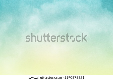 fantasy cloudy sky with pastel gradient color and grunge texture, nature abstract background          