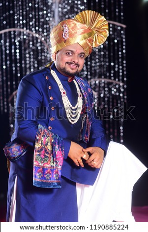 Picture of handsome groom, Indian Groom