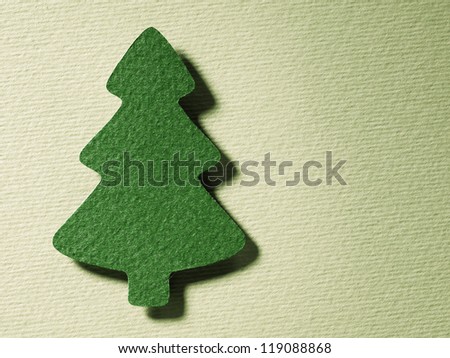 Vintage abstract christmas tree background