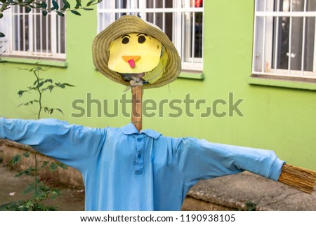 Clear shoot of colorful children toy figure from wooden on the background