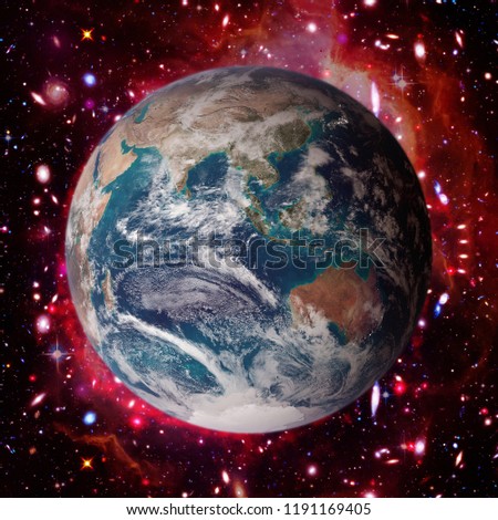 Beautiful earth from space. Space beauty. The elements of this image furnished by NASA.
